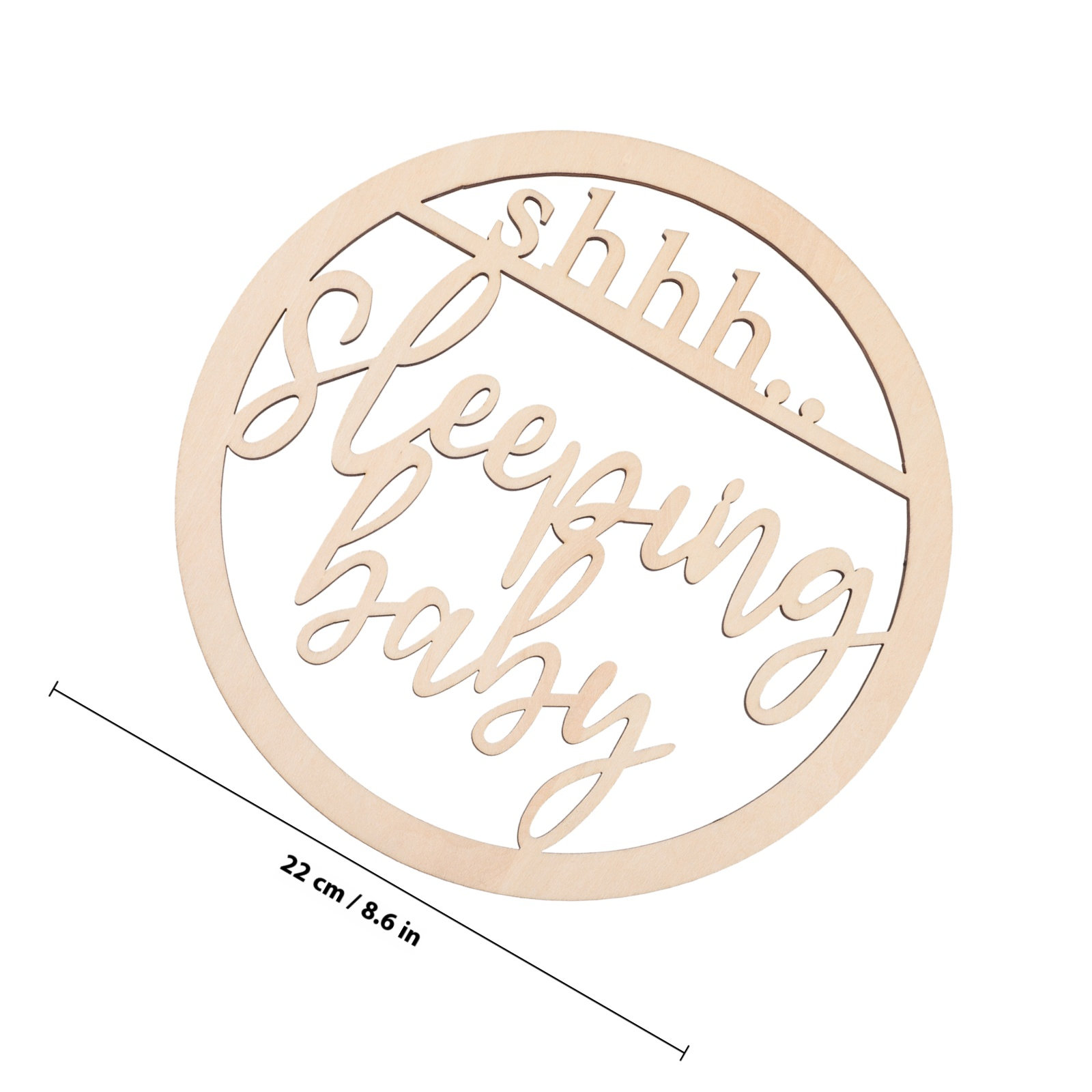 Hollow Wooden Baby Sleeping Si - Baby Nursery Hangers ulasan dan harga