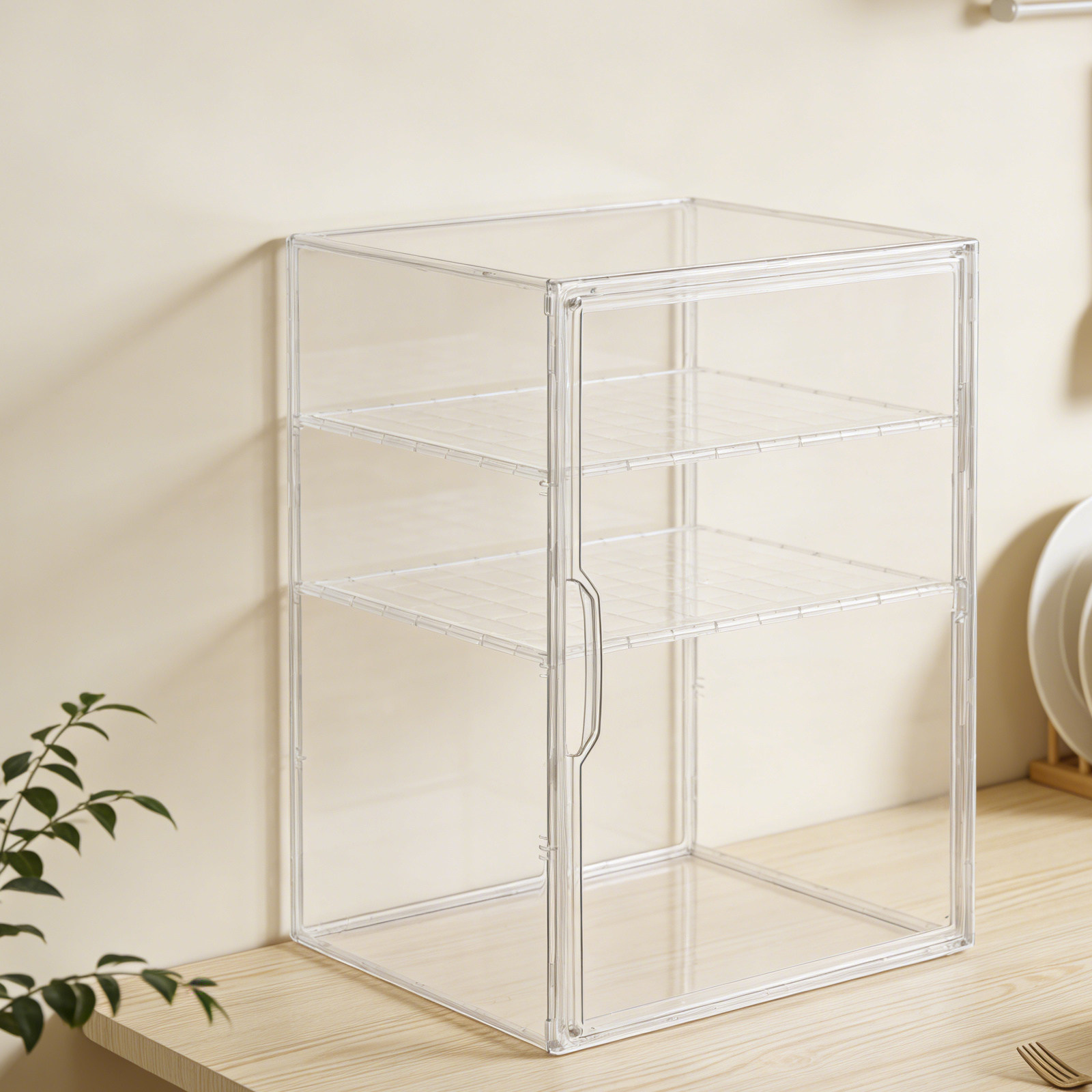 Clear Acrylic 3-Tier Baby Bott - Baby Nursery Storage ulasan dan harga