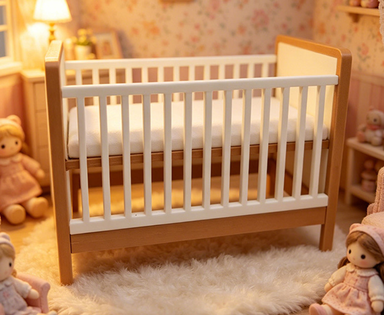 Mini plastic Baby Crib, Dollho - Baby Nursery Layout ulasan dan harga