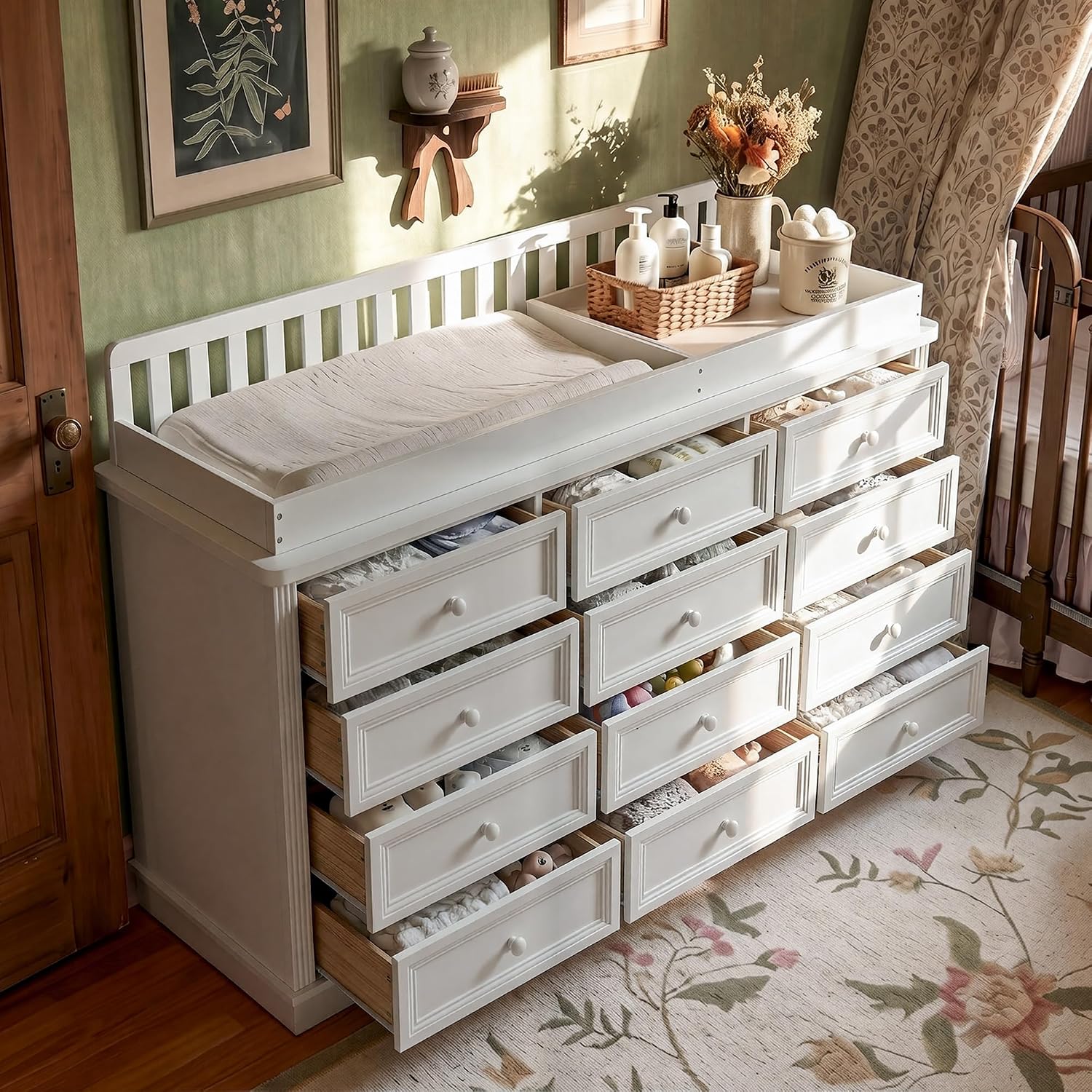 Baby Changing Table Dresser, 1 - Baby Nursery Table ulasan dan harga