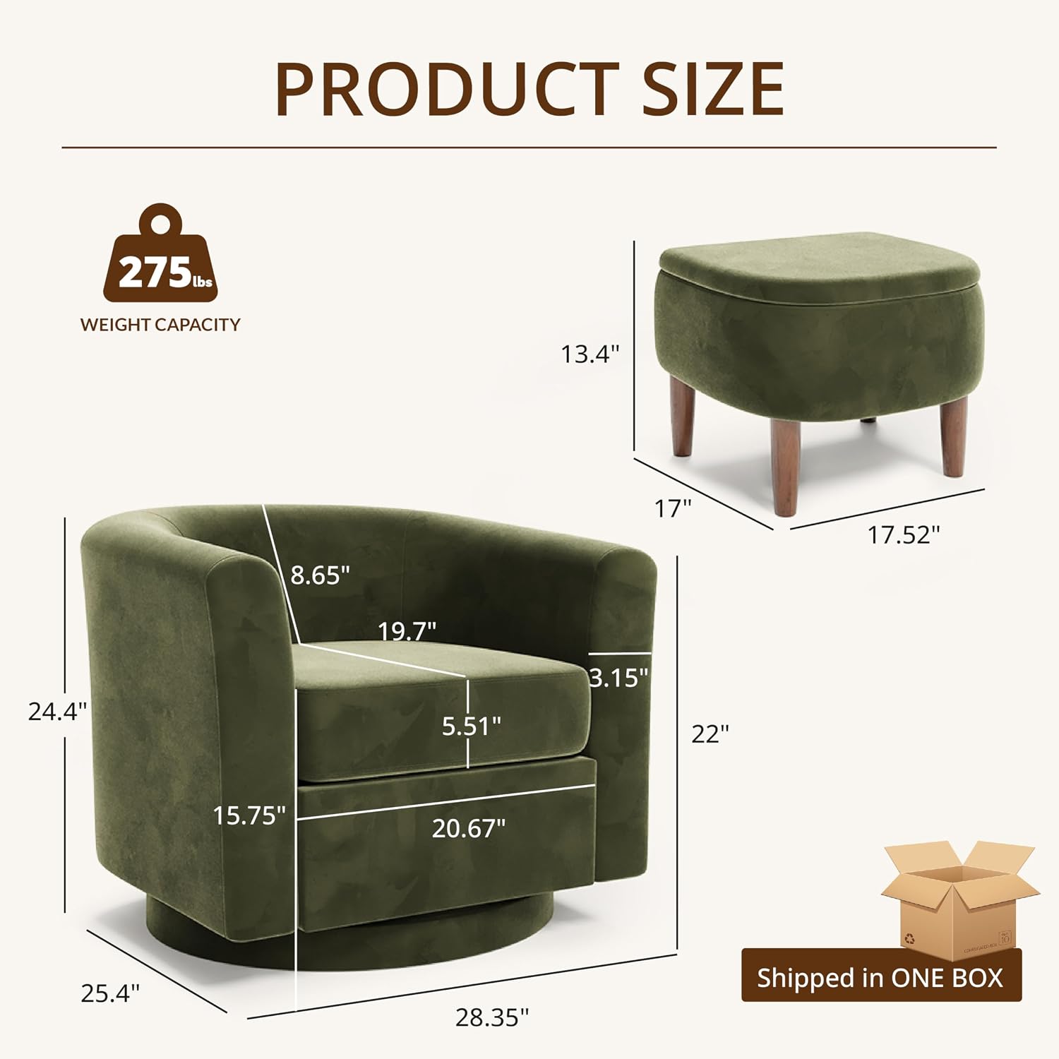 Velvet Swivel Accent Chair & O - Baby Nursery Rocking Chair ulasan dan harga