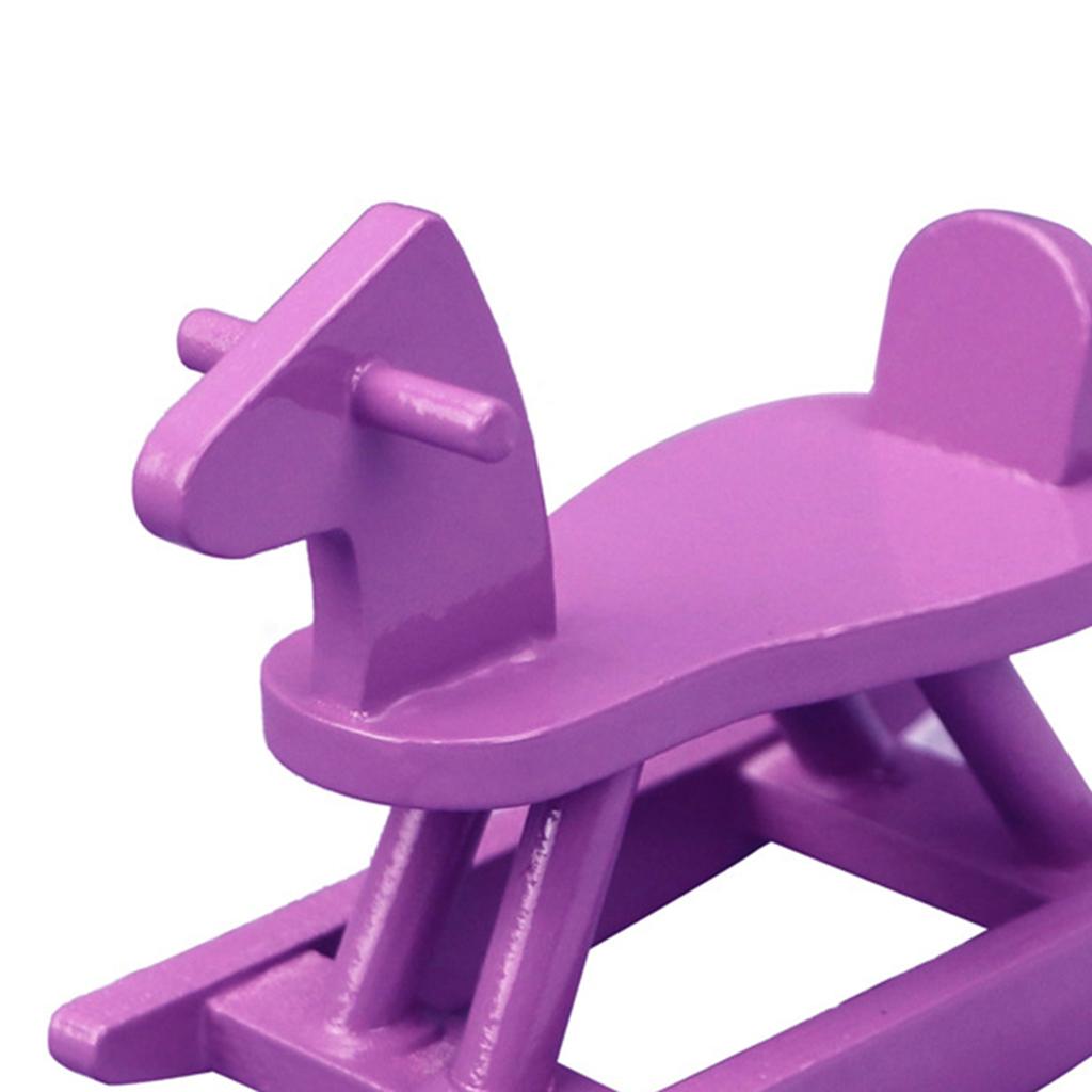 Wooden Dollhouse Rocking Horse - Baby Nursery Rocking Chair ulasan dan harga