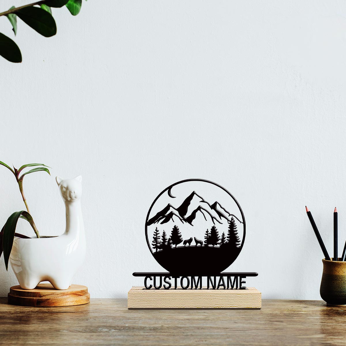 1pc Fun Personalized Custom mo - Baby Nursery Mountain Theme ulasan dan harga