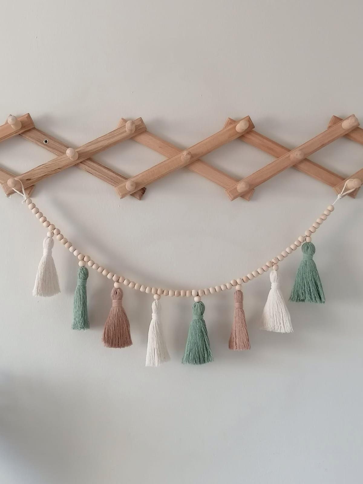 Tassel Macrame Garland , Boho  - Baby Nursery Garland ulasan dan harga