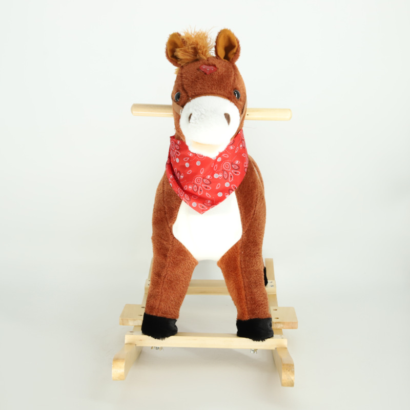 Kids Rocking Horse Wooden Anim - Baby Nursery Rocking Chair ulasan dan harga